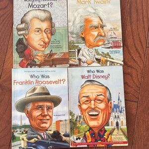 Set of Illustrated Biographies for Kids
